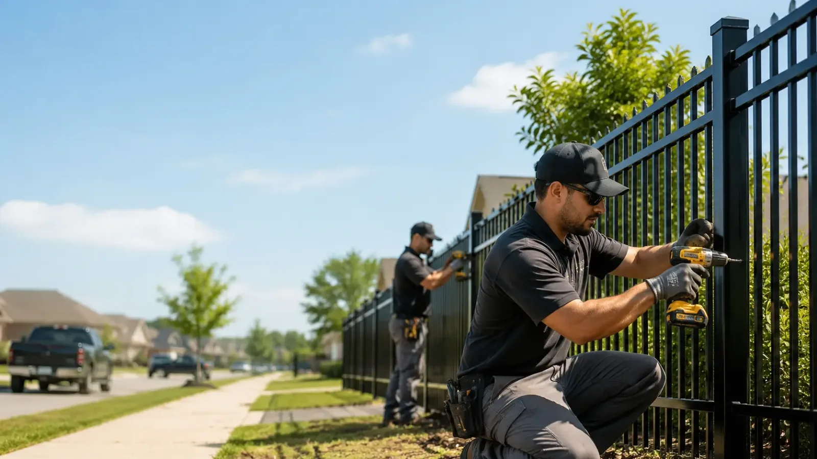 Metal Fence Installation in Rochelle, IL